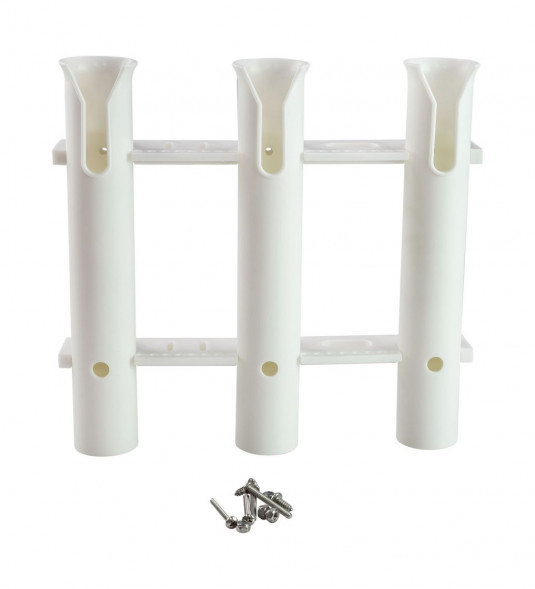 Держатель спиннинга 3 стакана, белый (упаковка из 10 шт.)