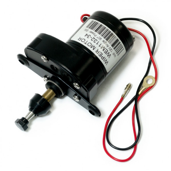 Электропривод стеклоочистителя W.E, длина резьбы 34 мм, посадка М5, 90°, 12В