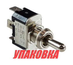 Тумблер трехпозиционный ON-OFF-ON 12 в/15А 3P (упаковка из 10 шт.)