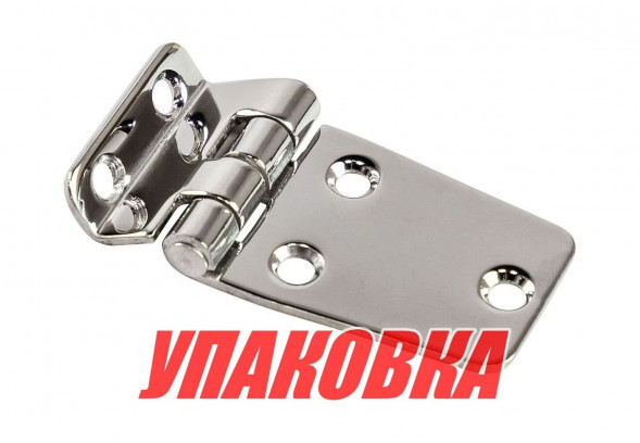 Петля 65х38х2х10 мм нержавеющая (упаковка из 90 шт.)