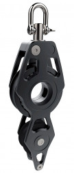 Блок 60mm двушкивный (Fiddle) с направляющей скобой 29901634