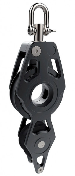 Блок 60mm двушкивный (Fiddle) с направляющей скобой 29901634