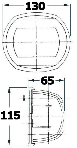 Бортовой огонь Maxi 20, красный