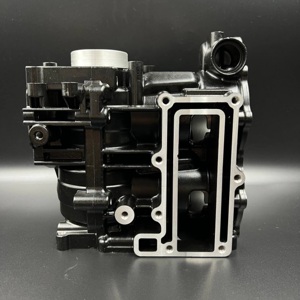 Блок цилиндров Tohatsu 8-9.8 (3K9B01100-1; 9.8F-01.06.18.00; SWT9.8-01001; 98A-101001) (YUELANG)