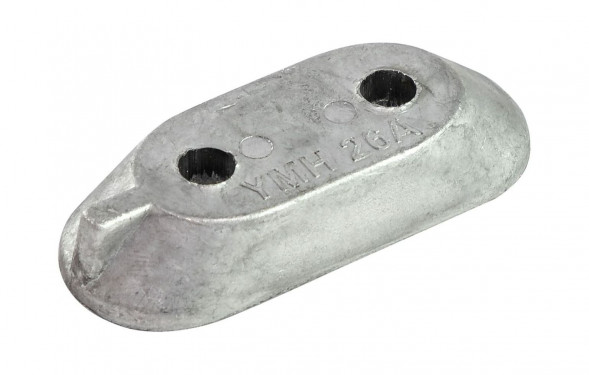 Анод алюминиевый Yamaha 25-50/F9.9-250, Honda 2-15 (упаковка из 10 шт.)