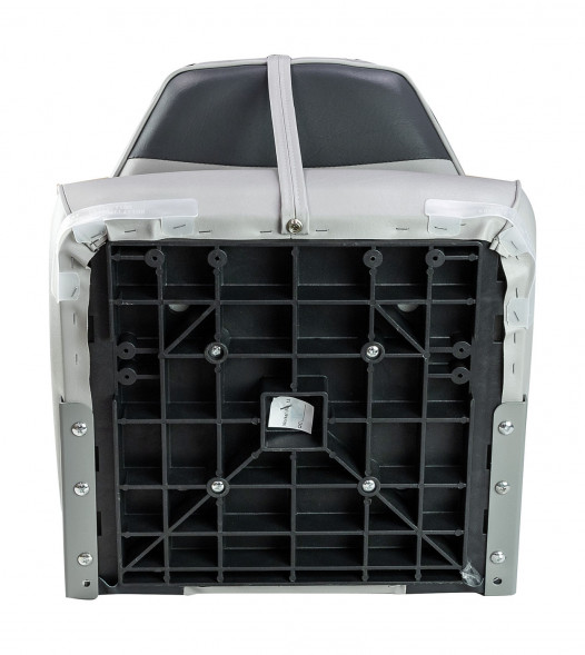 Кресло мягкое складное Classic, обивка винил, цвет серый/угольный, Marine Rocket