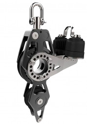 Блок 60mm двушкивный (Fiddle) с направляющей скобой и стопором 29901639