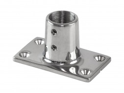 Основание стойки леера (25,4 мм), 90 град, прямоугольное, Marine Rocket