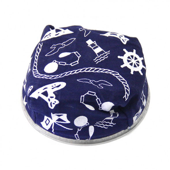 Пепельница ветрозащищенная SUNFINE синяя, 107 мм