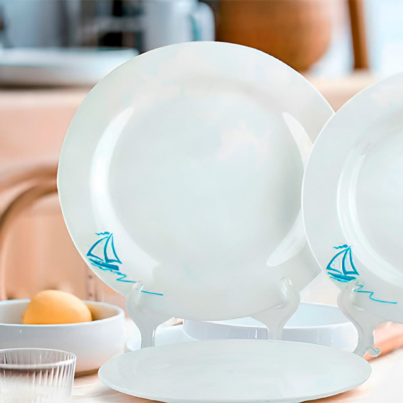 Набор тарелок Sail, 25 см, 6 шт