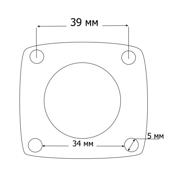 Светильник каютный, три светодиода, 12 В, 3 Вт