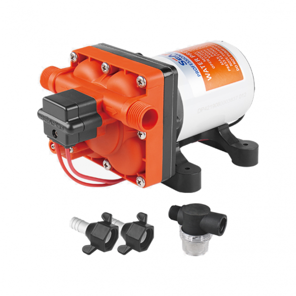 Помпа водоподающая SeaFlo мембранная, 12V 11.3 л/мин, 3.8 BAR