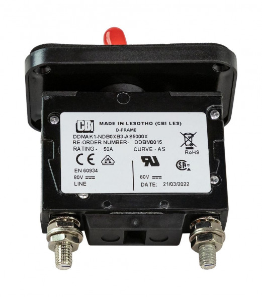 Автоматический магнитный предохранитель, 50А, Quick (упаковка из 3 шт.)