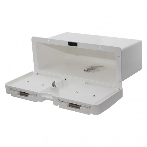 Бокс для мелочей, белый пластик