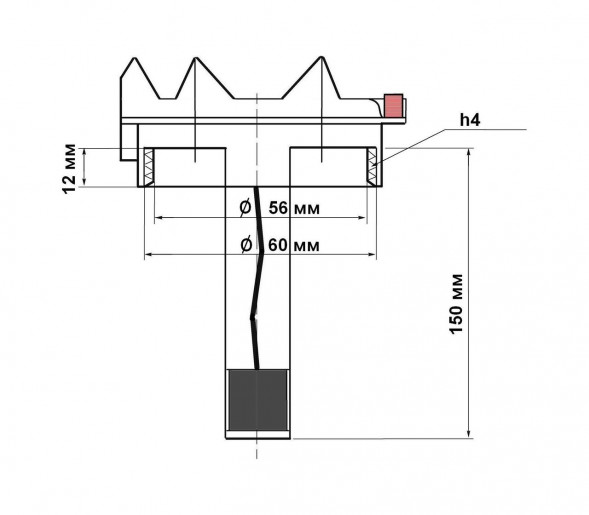 Крышка с датчиком уровня для топливных баков SE2010