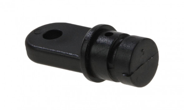 Наконечник рамы тента для трубы с внутренним диаметром 16 мм, пластиковый черный (упаковка из 100 шт.)