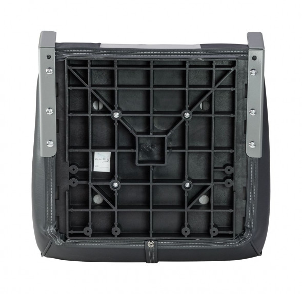 Кресло мягкое складное, обивка винил, цвет темно-серый/серый, Marine Rocket