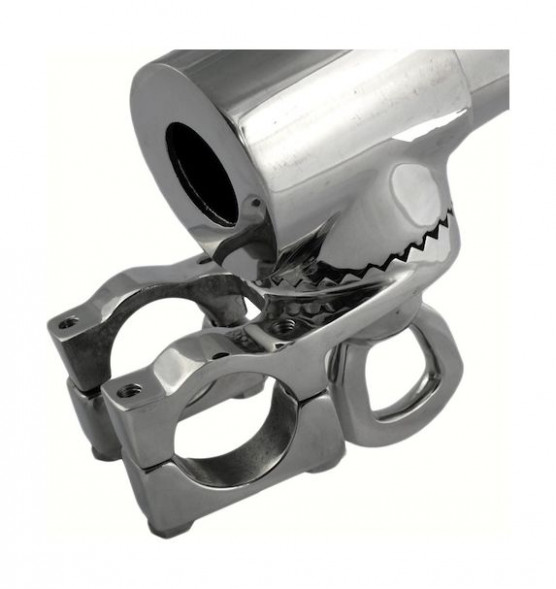 Держатель спиннинга нержавеющий с креплением к лееру