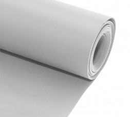 Материал ПВХ-ткань, светло-серая. Плетение 2х2.