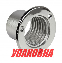 Горловина выхода канала, нержавеющая сталь (упаковка из 6 шт.)