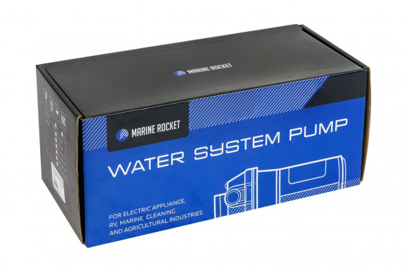 Помпа водоподающая мембранная Marine Rocket, 12 В, 17 л/мин, 2.8 бар, 14А (упаковка из 5 шт.)