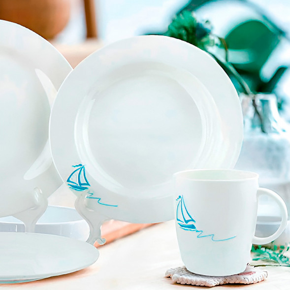 Набор суповых тарелок Sail, 23 см, 6 шт