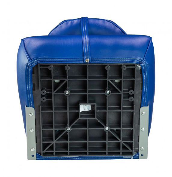 Кресло мягкое складное, обивка винил, цвет синий/серый, Marine Rocket