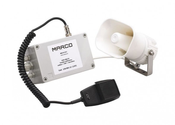 Громкоговоритель с туманным горном и сиреной, 12 В