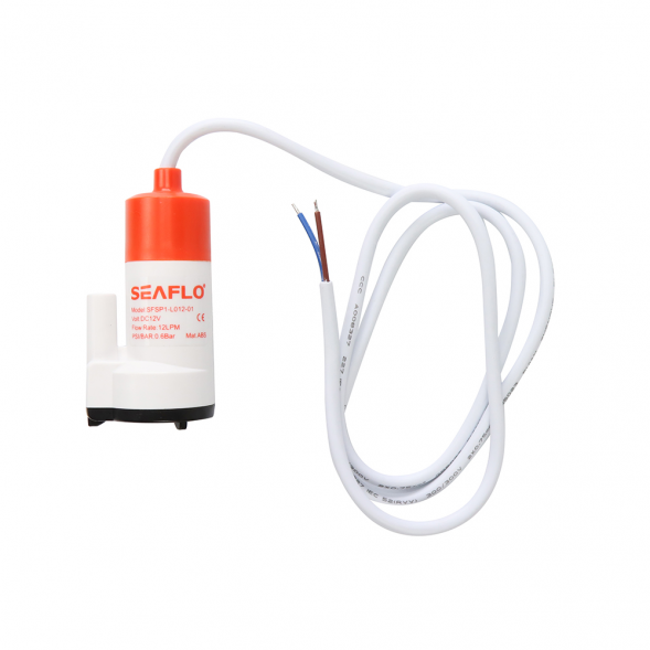 Помпа водооткачивающая SeaFlo погружная, 12V 16 л/мин