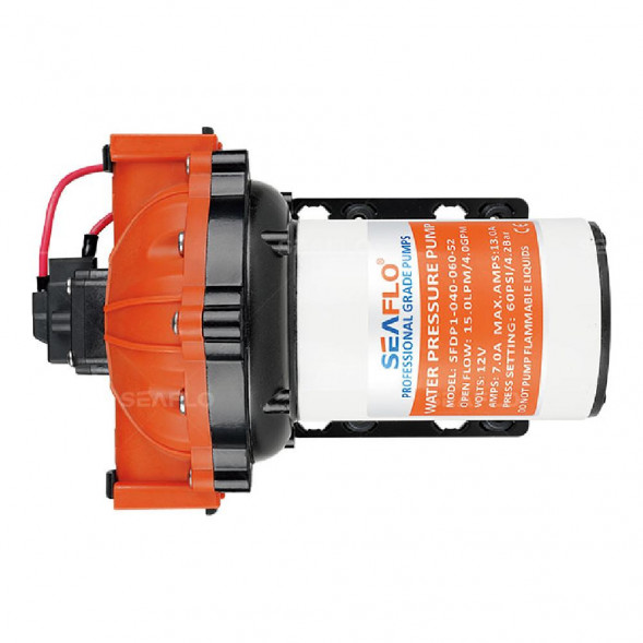 Помпа водоподающая SeaFlo мембранная, 12V 15 л/мин, 4.2 BAR