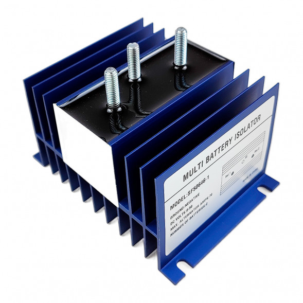 Диодный разделитель, 70 А, 2 батареи