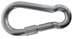 Карабин с винтовым стопором &quot;Мореман&quot;, 60х6 мм