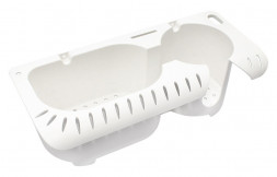 Органайзер для мелочей, крепление на присосках, два отсека