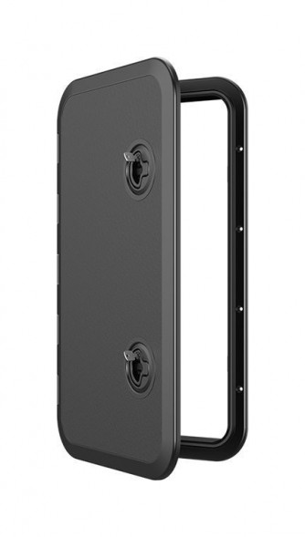 Люк смотровой черный, SeaFlo, 353 х 606 мм (упаковка из 10 шт.)