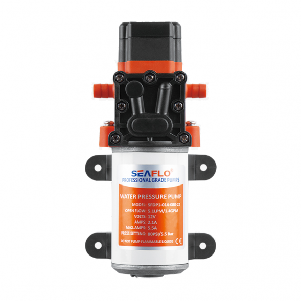 Помпа водоподающая SeaFlo мембранная, 12V 5 л/мин, 6.9 BAR