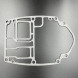Прокладка под блок Yamaha 40X (Omax)