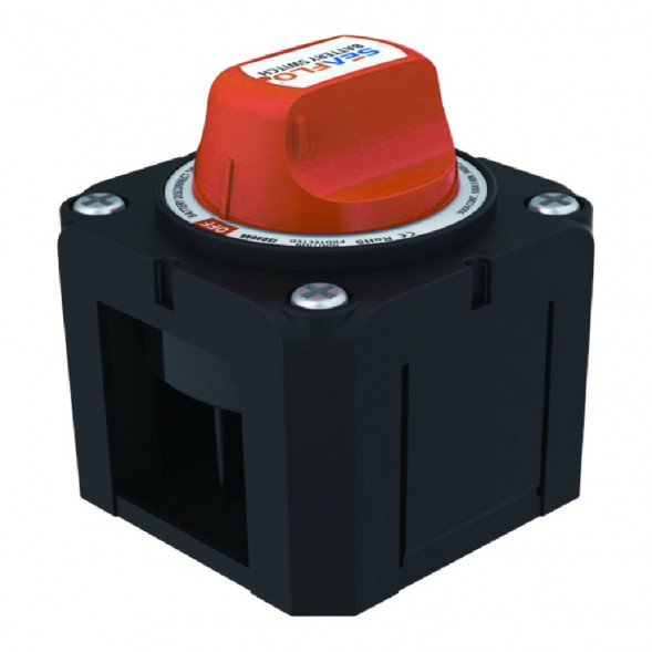 Переключатель батарей SeaFlo 300-500А, 6V-32V, четырёхпозиционный