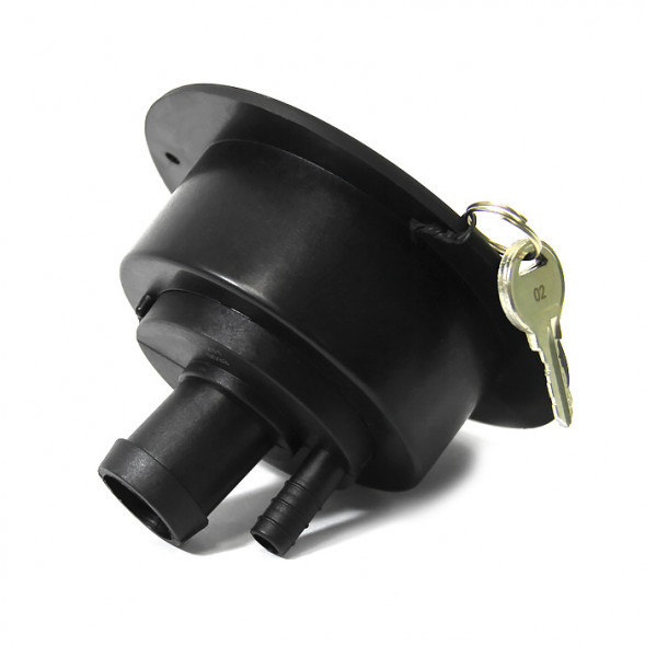 Горловина заливная SEAFLO с замком, тип 02, черная