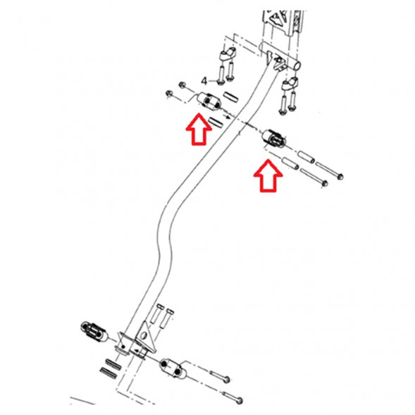 Крепление рулевой колонки Sledex для Ski-Doo (заменяет SM-08758)
