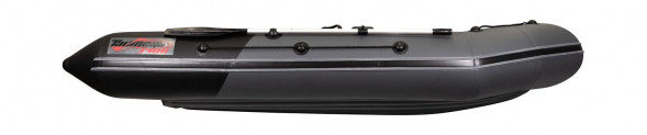 Надувная лодка ПВХ, Таймень NX 3400 НДНД PRO, графит/черный