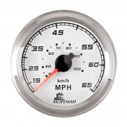 Спидометры под трубку Пито, &quot;Мореман&quot; 60 миль, белый циферблат