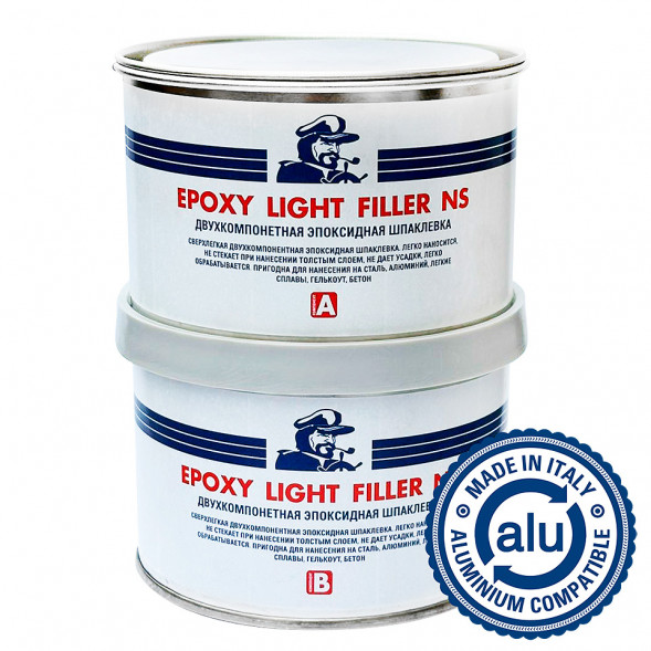 Легкая шпаклевка 5 л Мореман Epoxy Light Filler NS