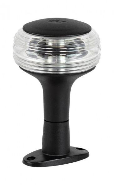 Огонь топовый на стойке 5&quot;, черный, 12-24 В, LED, Ba15d