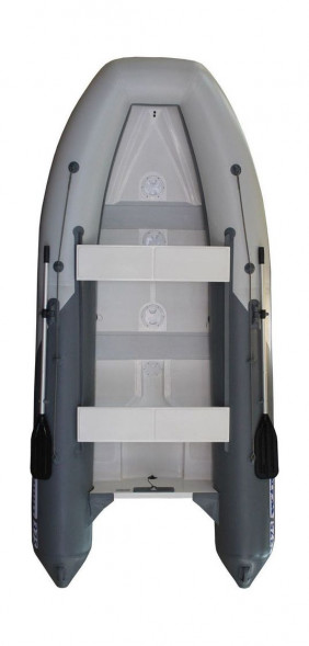 Лодка РИБ (RIB) WinBoat 375RF Sprint LUXE, складной, светло-серый/синий