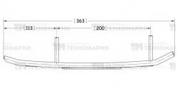 Конек лыжи Polaris (комплект 2шт) A-04-0-4-296