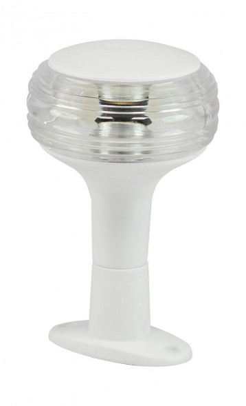 Огонь топовый на стойке 5&quot;, белый, 12-24 В, LED, Ba15d