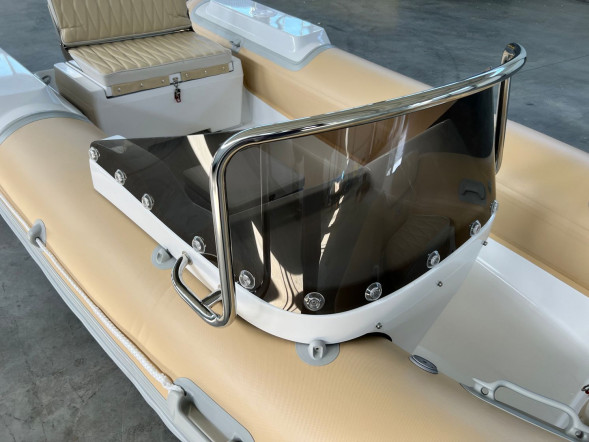 Лодка РИБ (RIB) SKYLARK 420, бежевый, корпус белый, (комплект)