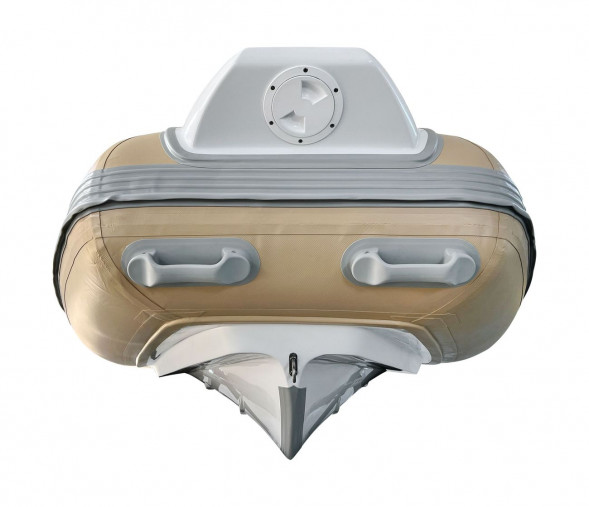 Лодка РИБ (RIB) SKYLARK 420, бежевый, корпус белый, (комплект)