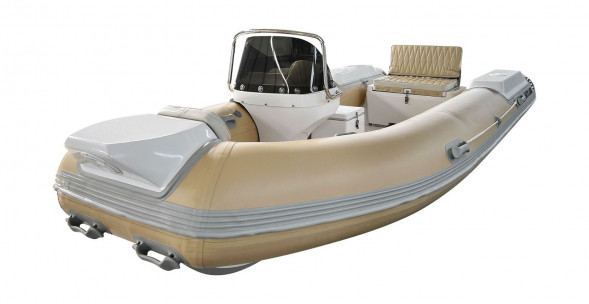 Лодка РИБ (RIB) SKYLARK 420, бежевый, корпус белый, (комплект)