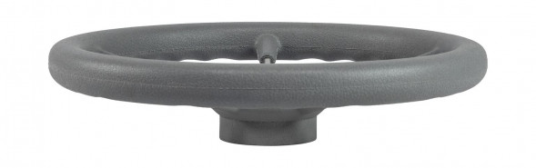 Рулевое колесо RIVA RSL обод серый, спицы серебряные д. 320 мм